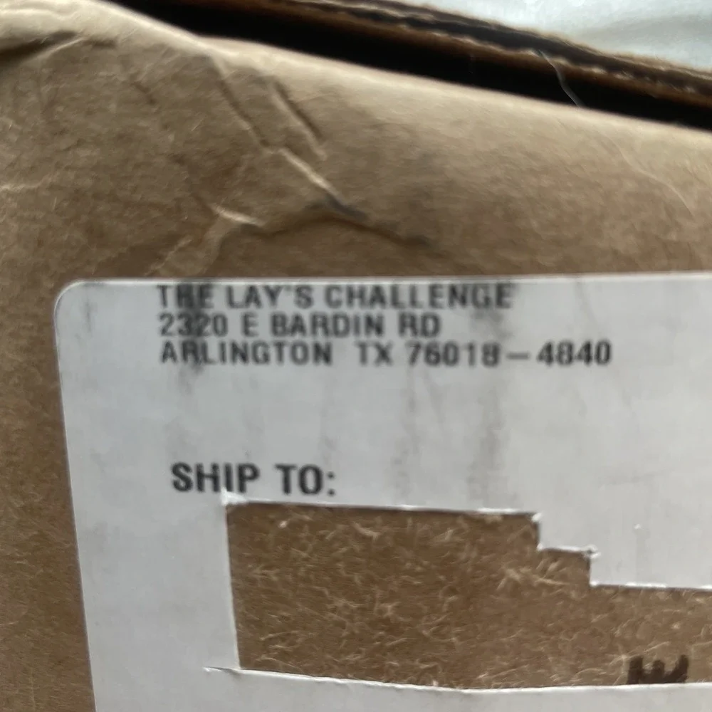 Lays 60th Super Bowl 72 Hour Potato to Door Challenge Limited Edition SEALED BOX